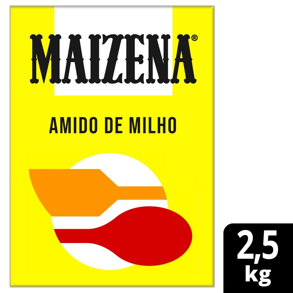 Maizena Amido de Milho 2,5Kg - Maizena, o espessante de confiança que não afeta o resultado final dos pratos.